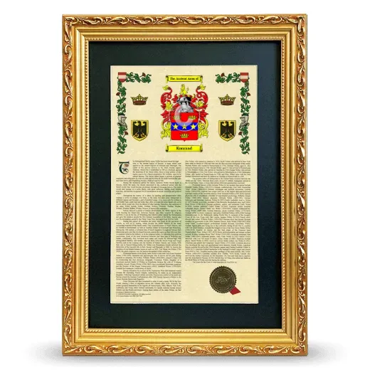 Konraad Deluxe Armorial Framed - Gold