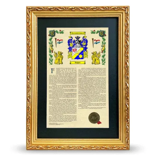 Kopper Deluxe Armorial Framed - Gold