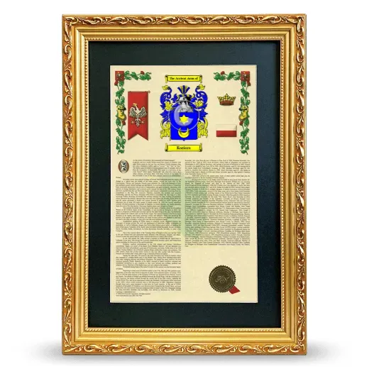 Koziara Deluxe Armorial Framed - Gold