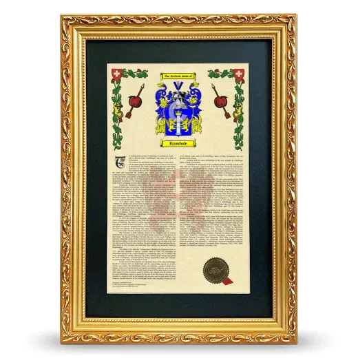 Krambule Deluxe Armorial Framed - Gold