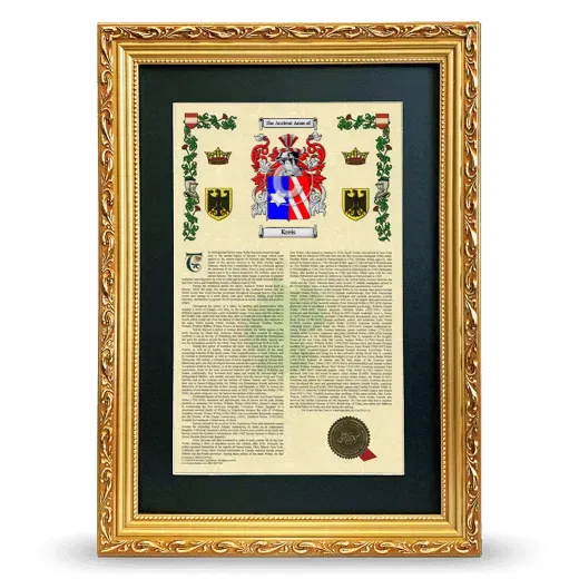 Kreis Deluxe Armorial Framed - Gold