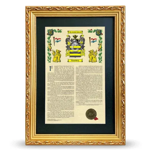 Kroneberg Deluxe Armorial Framed - Gold