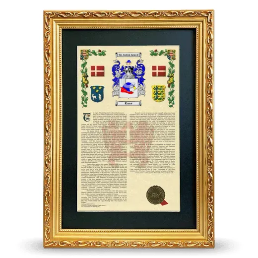 Kruse Deluxe Armorial Framed - Gold