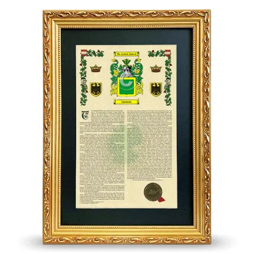 Larman Deluxe Armorial Framed - Gold