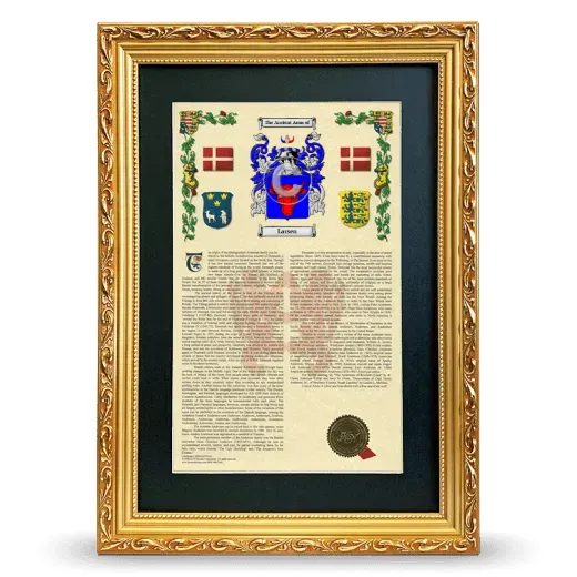 Larsen Deluxe Armorial Framed - Gold