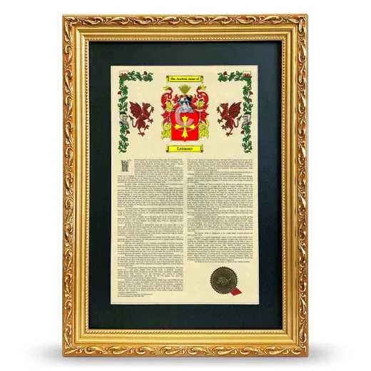 Latmore Deluxe Armorial Framed - Gold