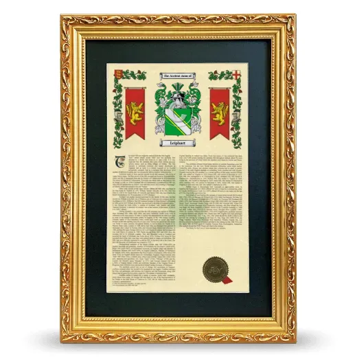 Leiphart Deluxe Armorial Framed - Gold