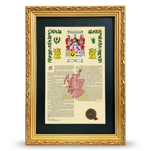 Lem Deluxe Armorial Framed - Gold