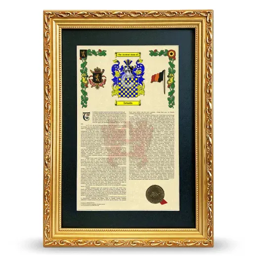 Lenain Deluxe Armorial Framed - Gold