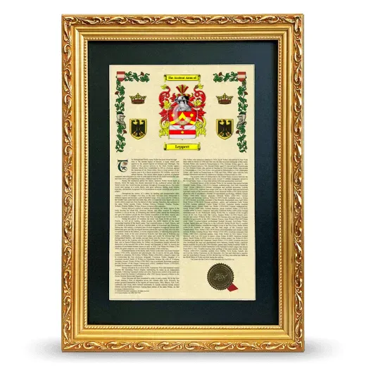 Leppert Deluxe Armorial Framed - Gold
