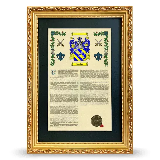 Levalley Deluxe Armorial Framed - Gold