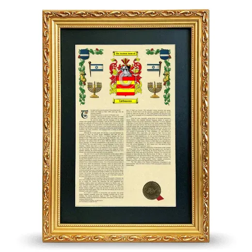 Liebmann Deluxe Armorial Framed - Gold