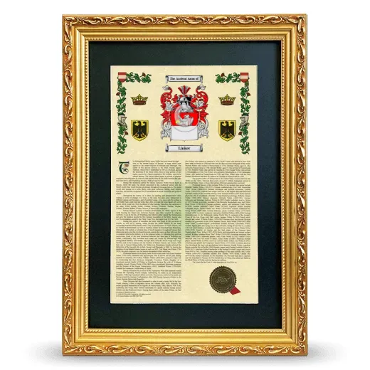 Linker Deluxe Armorial Framed - Gold
