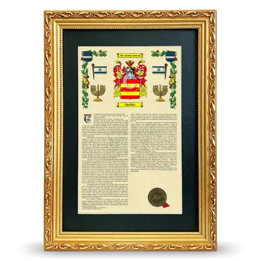 Lipshits Deluxe Armorial Framed - Gold