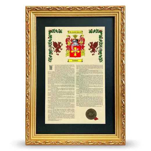 Lotimer Deluxe Armorial Framed - Gold