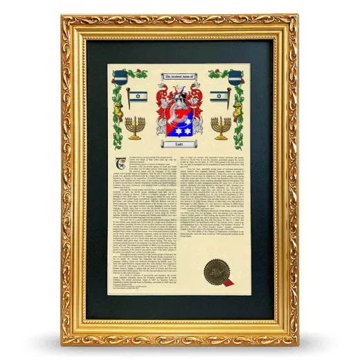 Lott Deluxe Armorial Framed - Gold