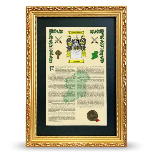 Loveland Deluxe Armorial Framed - Gold