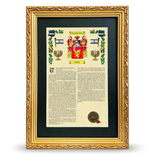 Lowen Deluxe Armorial Framed - Gold