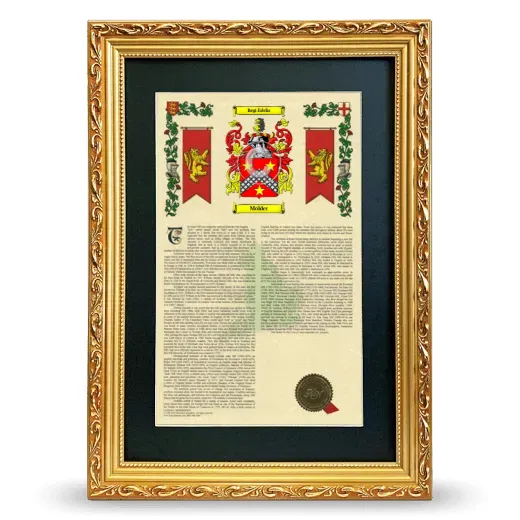 Mölder Deluxe Armorial Framed - Gold
