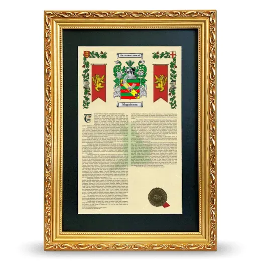 Magnússon Deluxe Armorial Framed - Gold