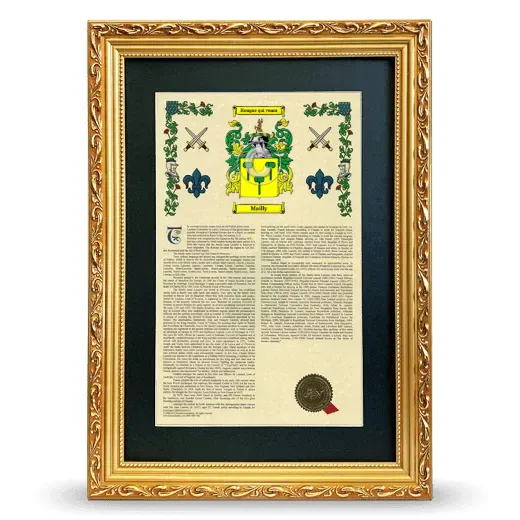 Mailly Deluxe Armorial Framed - Gold