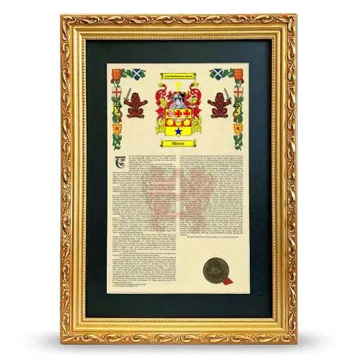 Marcer Deluxe Armorial Framed - Gold