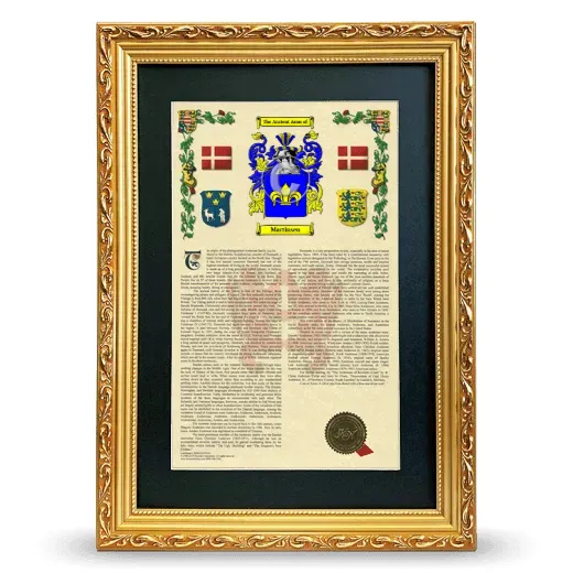 Martinsen Deluxe Armorial Framed - Gold