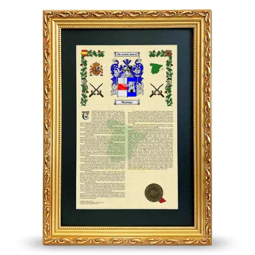 Mayorga Deluxe Armorial Framed - Gold