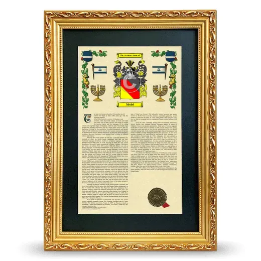 Medel Deluxe Armorial Framed - Gold