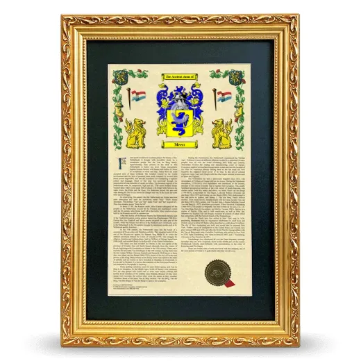 Meerr Deluxe Armorial Framed - Gold