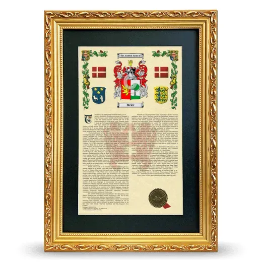 Meier Deluxe Armorial Framed - Gold