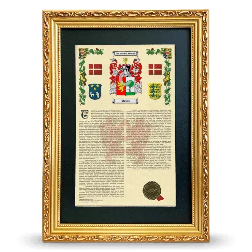 Meiers Deluxe Armorial Framed - Gold