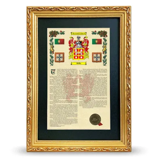 Mello Deluxe Armorial Framed - Gold