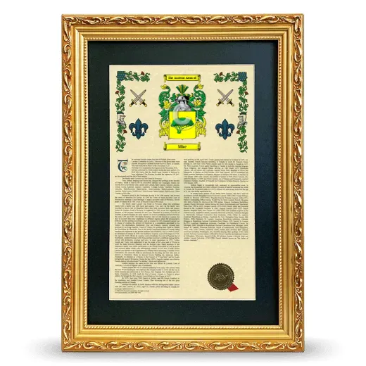 Mire Deluxe Armorial Framed - Gold