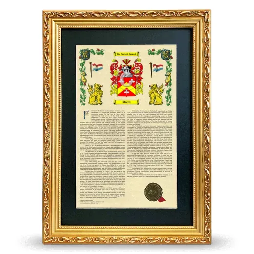 Moens Deluxe Armorial Framed - Gold