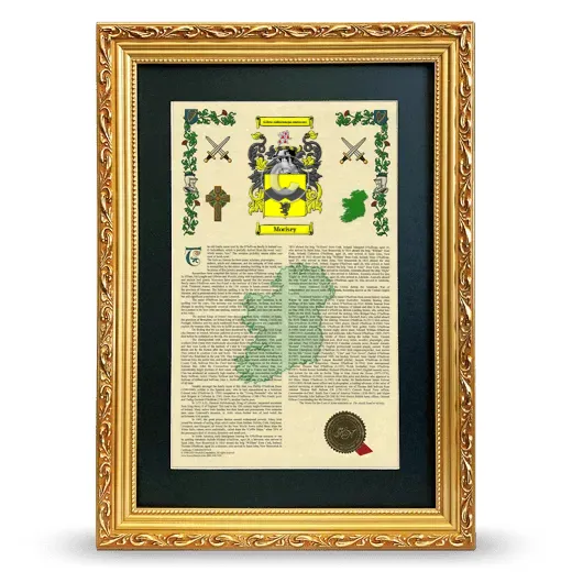Morisey Deluxe Armorial Framed - Gold
