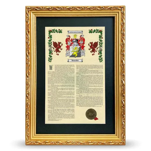 Mosteller Deluxe Armorial Framed - Gold