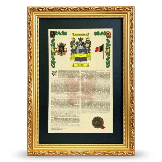 Moullin Deluxe Armorial Framed - Gold