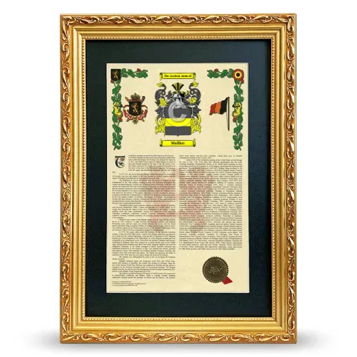 Mullins Deluxe Armorial Framed - Gold