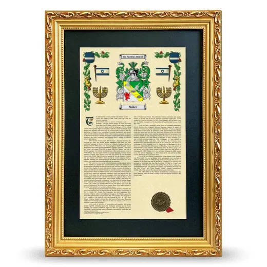 Naher Deluxe Armorial Framed - Gold