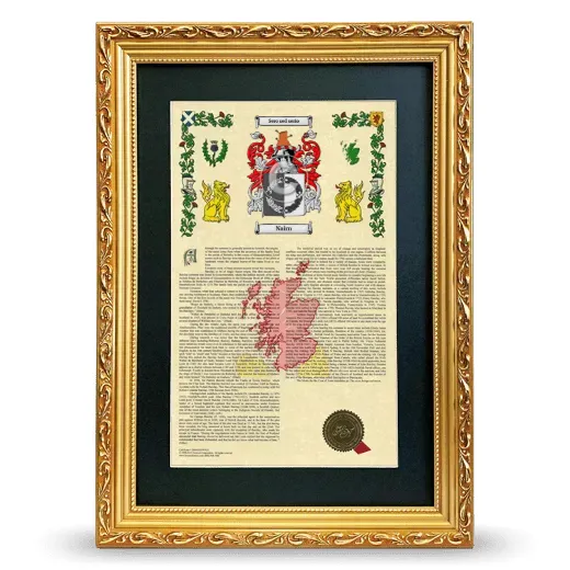 Nairn Deluxe Armorial Framed - Gold