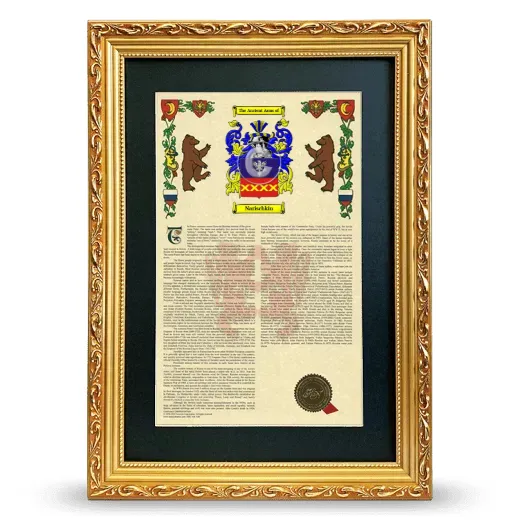Narischkin Deluxe Armorial Framed - Gold