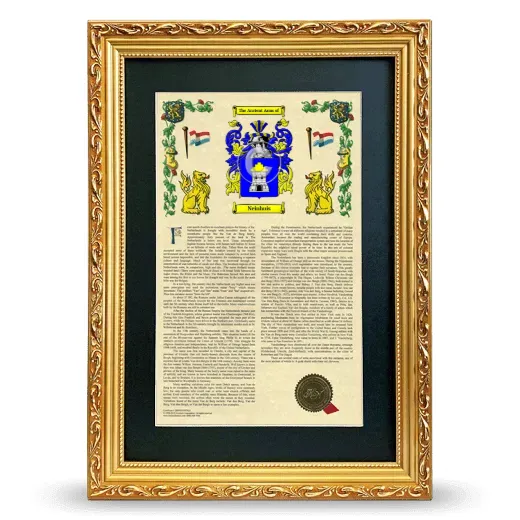 Neinhuis Deluxe Armorial Framed - Gold