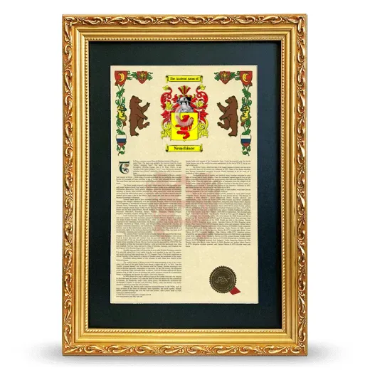 Nemchinov Deluxe Armorial Framed - Gold