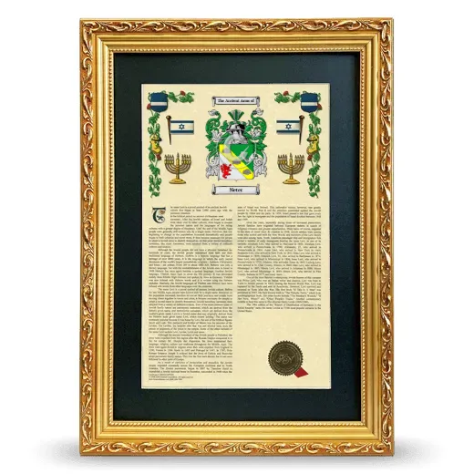 Neter Deluxe Armorial Framed - Gold
