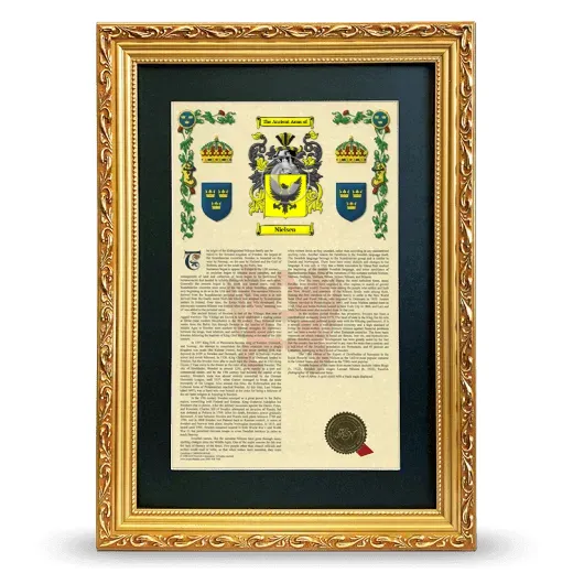 Nielsen Deluxe Armorial Framed - Gold