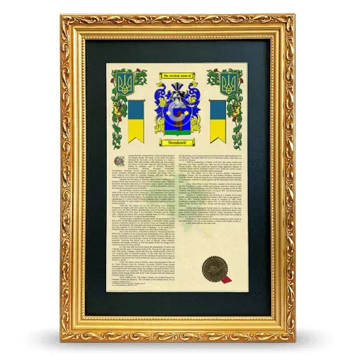 Novaković Deluxe Armorial Framed - Gold