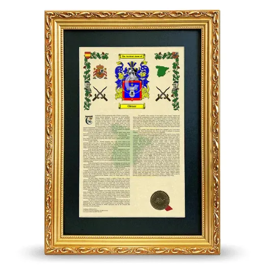 Olenar Deluxe Armorial Framed - Gold