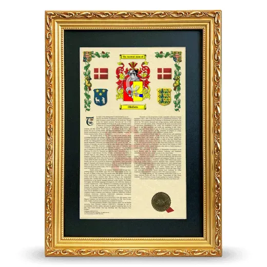 Olofsen Deluxe Armorial Framed - Gold