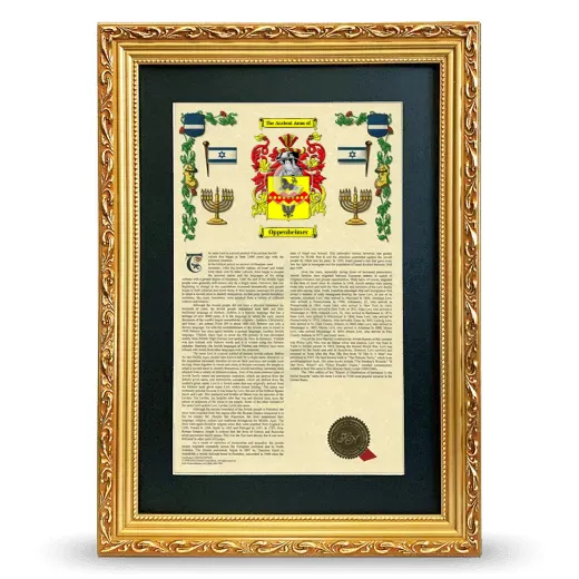 Oppenheimer Deluxe Armorial Framed - Gold